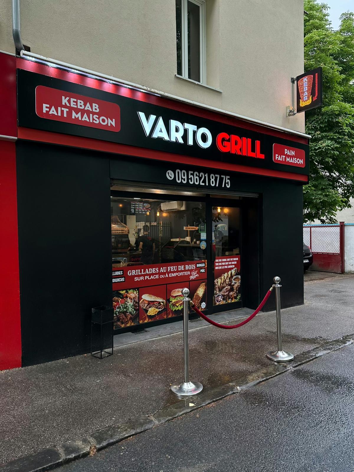 Devanture du restaurant Varto Grill